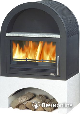 Печь-буржуйка ABX Grunt (10кВ в воду, 10кВ в воздух), черная сталь в Казани